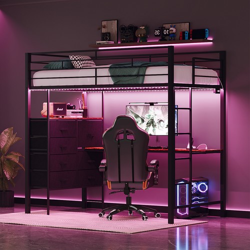 Bonnlo loft bunk bed - bunk, with