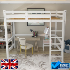 3ft High Sleeper Pine Wood Bed